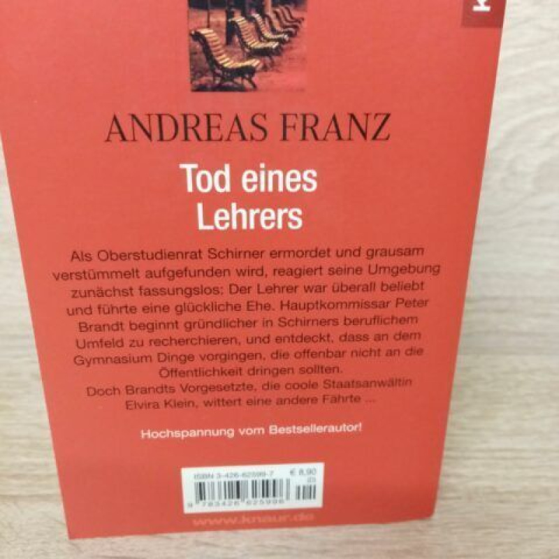 Franz, Andreas-Tod eines Lehrers.
