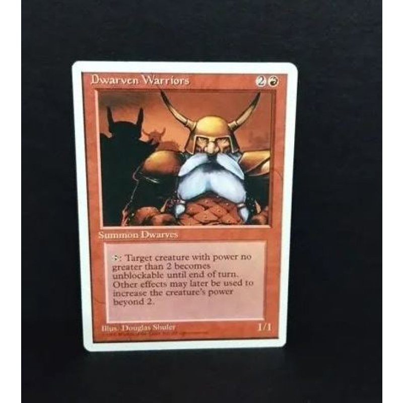 Magic The Gathering-Dwarven Warriors .