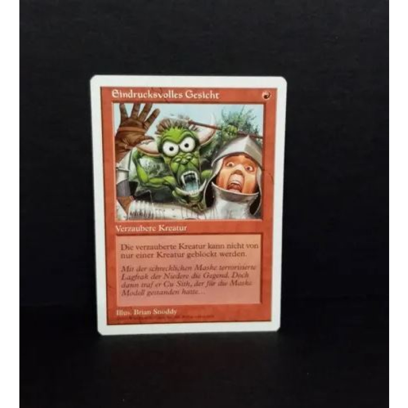 Magic The Gathering-Eindruckvolles Gesicht.