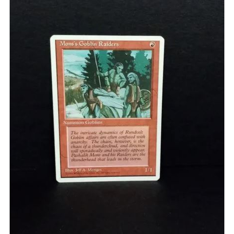 Magic The Gathering-Mons s Goblin Raiders.