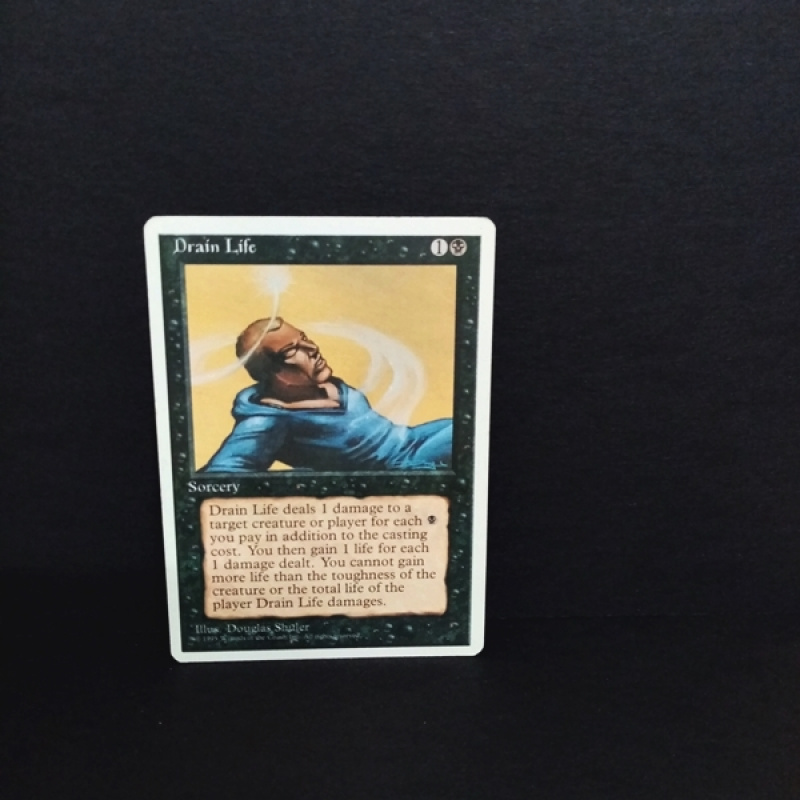 Magic the Gatering -Sammelkarte-Drain Life