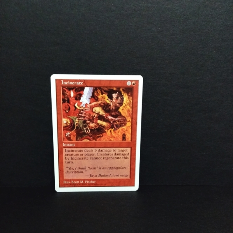 Magic the Gatering -Sammelkarte-Incinerate