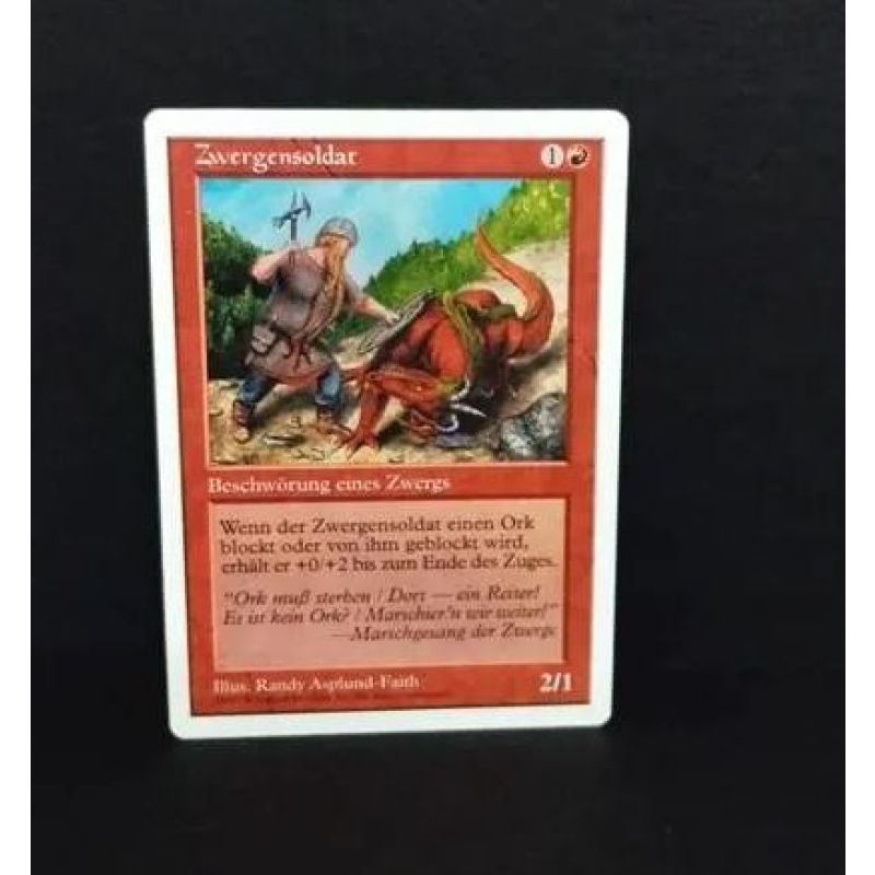 Magic The Gathering-Zwergensoldat