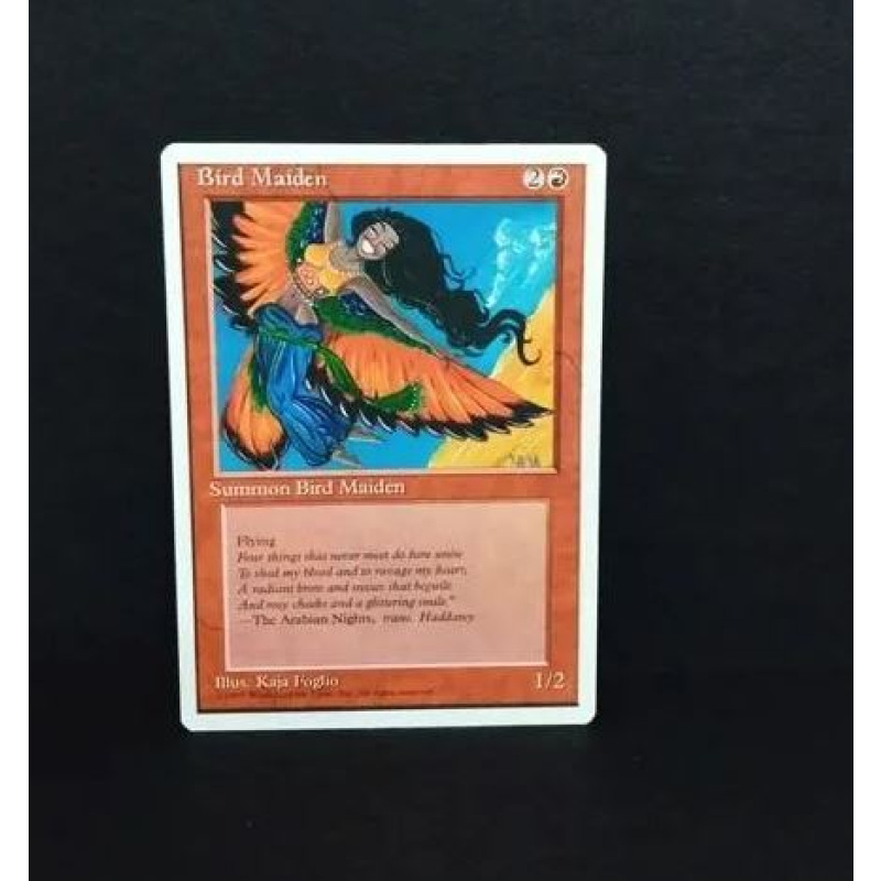 Magic The Gathering-Vogelmädchen.