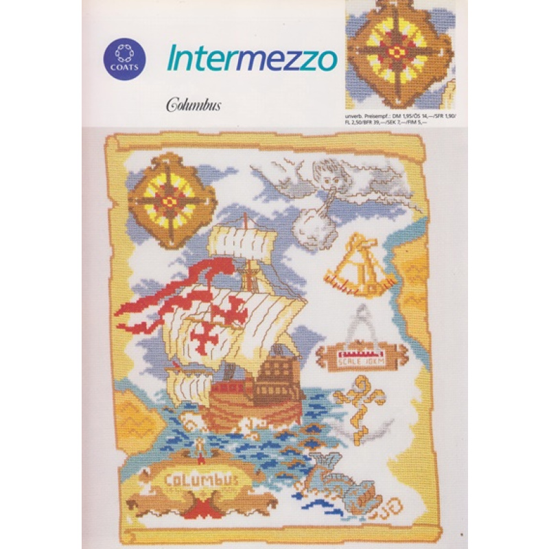 Kreuzstichvorlage Columbus (123TW)