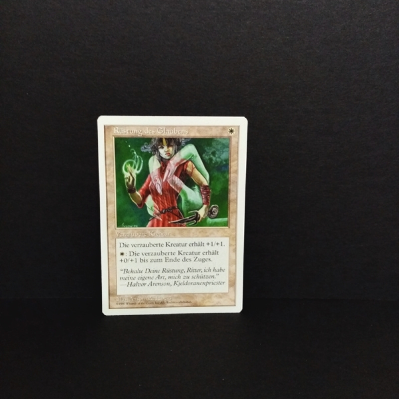 Magic the Gatering -Sammelkarte-MTG--Rüstung des Glaubens.