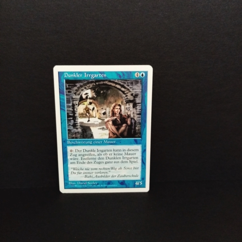 Magic the Gatering -Sammelkarte-MTG--Dunkler Irrgarten.
