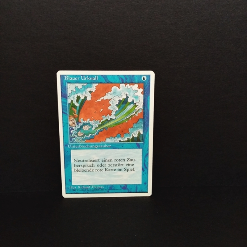 Magic the Gatering -Sammelkarte-MTG--Blauer Urknall.