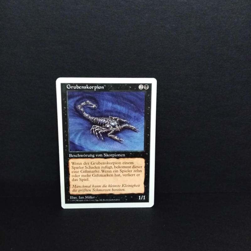 Magic the Gatering -MTG-Sammelkarte-Grubenskorpion.
