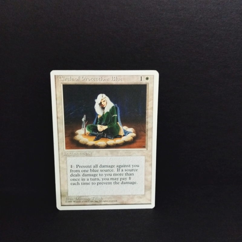 Magic the Gatering -Sammelkarte-MTG--Cirele Protection: Blue