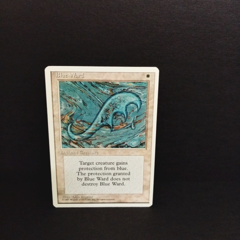 Magic the Gatering -Sammelkarte-MTG--Blue Ward