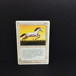 Magic the Gatering -Sammelkarte-MTG--Pearled Unicorn