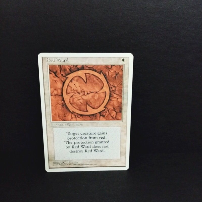 Magic the Gatering -Sammelkarte-Red Ward