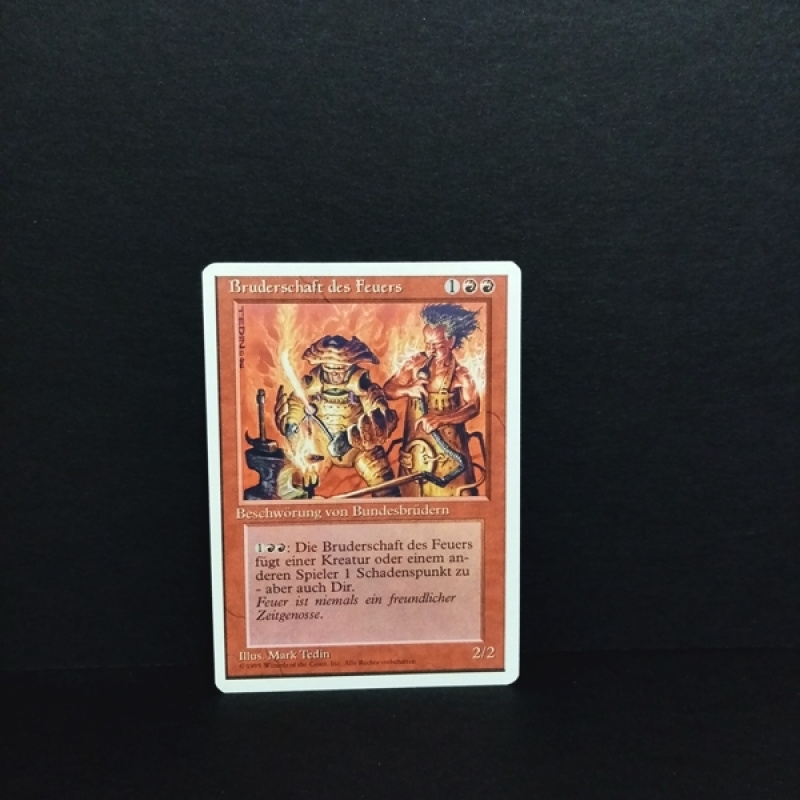 Magic the Gatering -MTG-Sammelkarte-Bruderschaft des Feuers