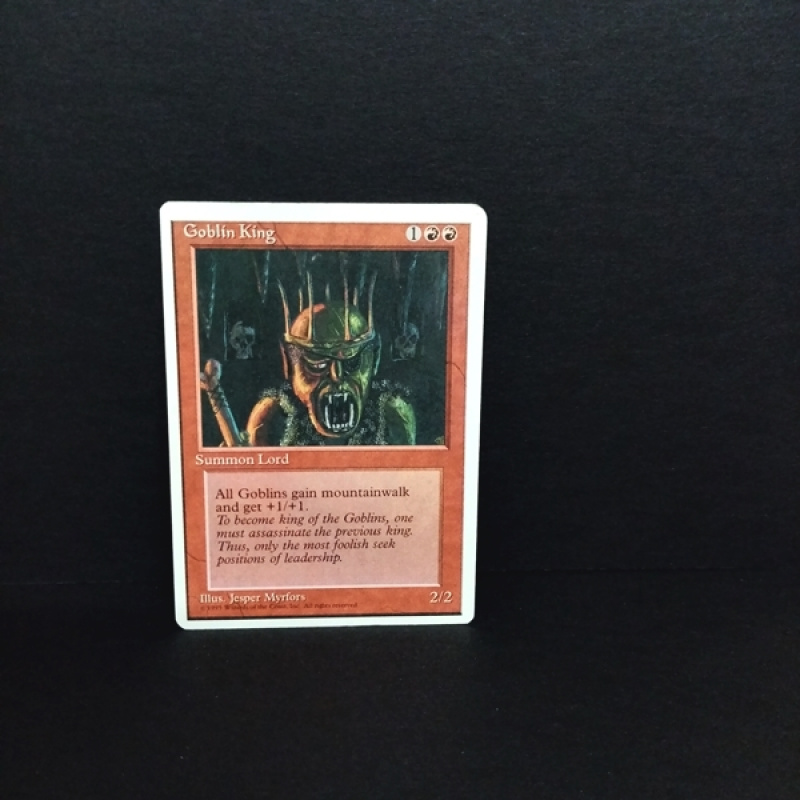 Magic the Gatering -Sammelkarte-Goblin King
