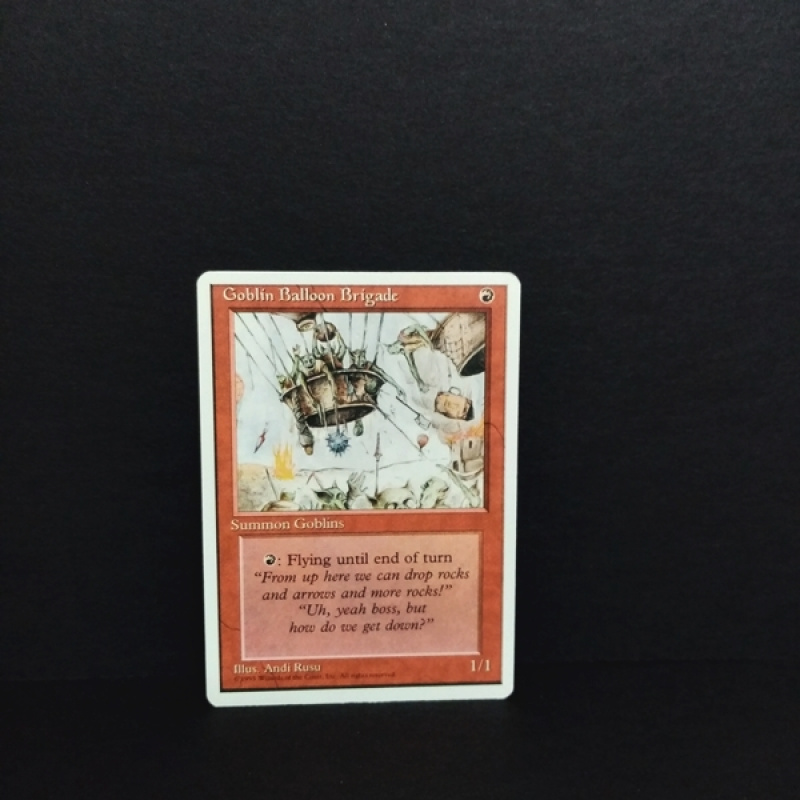 Magic the Gatering -MTG-Sammelkarte-Goblin Ballon Brigade