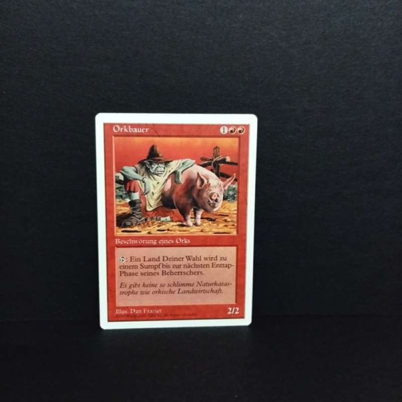 Magic the Gatering -MTG-Sammelkarte-Orkbauer