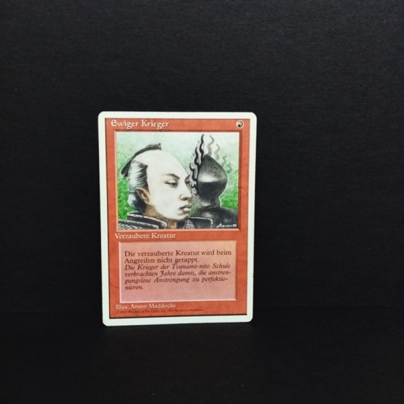 Magic the Gatering -MTG-Sammelkarte-Ewiger Krieger