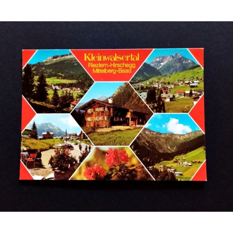 Riezlern-Hirschegg-Miltenberg-Baad-Kleinwalsertal. Ansichtskarte-Nr. L-32