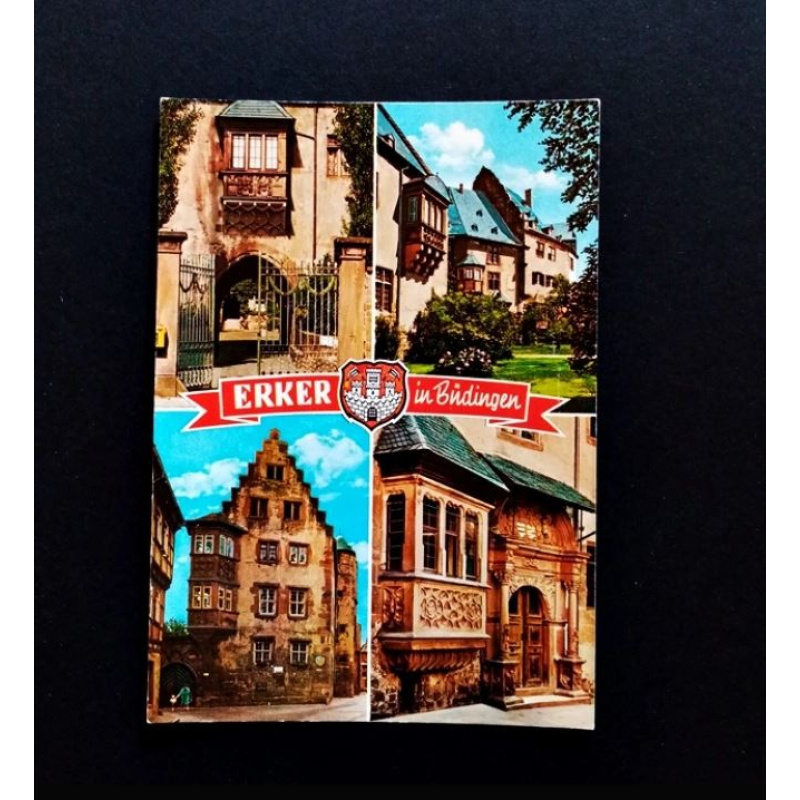 Erker in Büdingen. Ansichtskarte-Nr. L-108