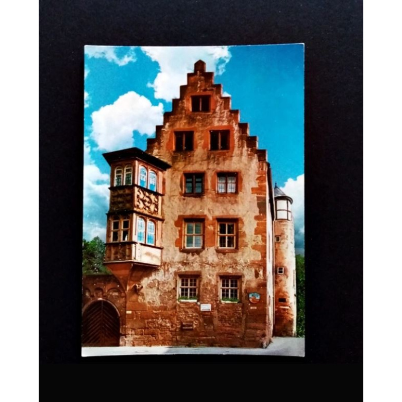 Büdingen-Steinern Haus. Ansichtskarte-Nr. L-109
