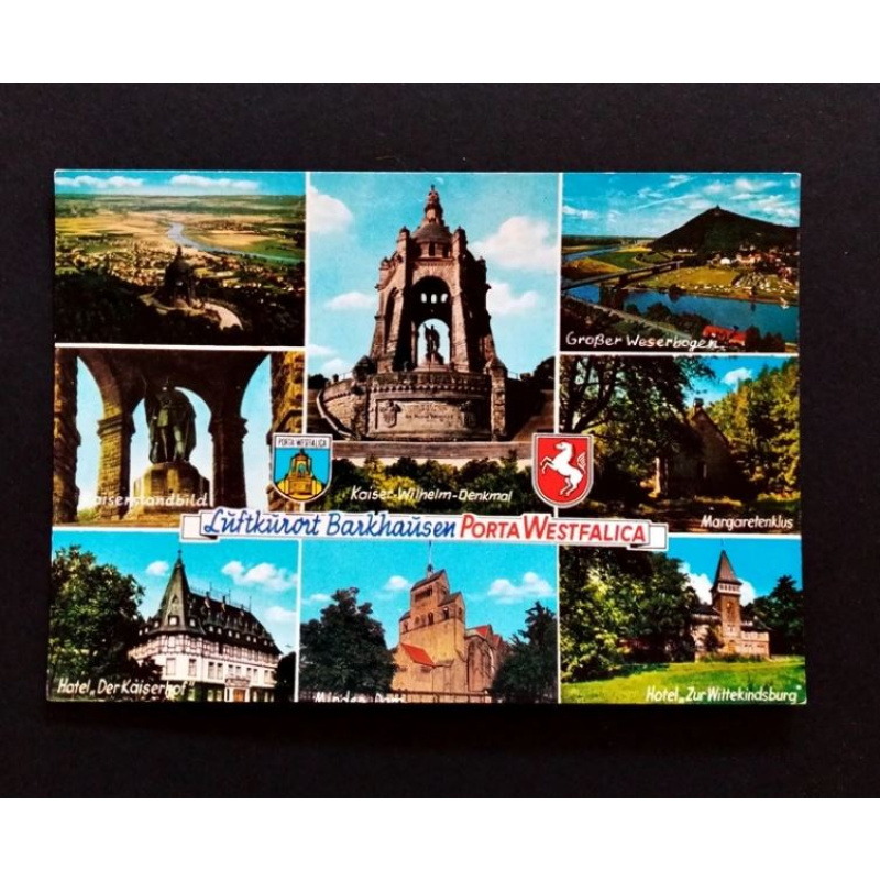 Porta-Westfalica an der Weser. Ansichtskarte-Nr. L-119