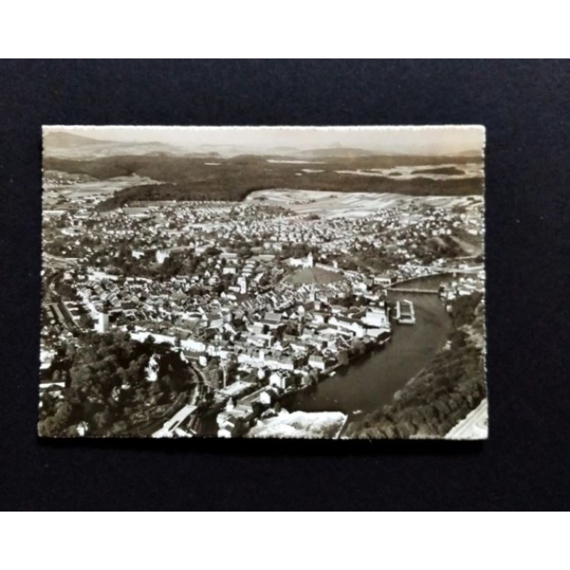 Flugaufnahme Schaffhausen. Ansichtskarte-Nr. L-159
