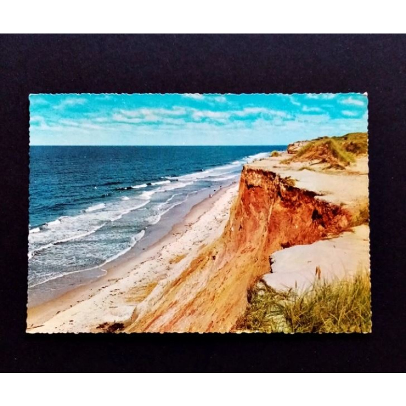 Insel Sylt. Leichte Brise am roten Kliff. Ansichtskarte-Nr. L-69
