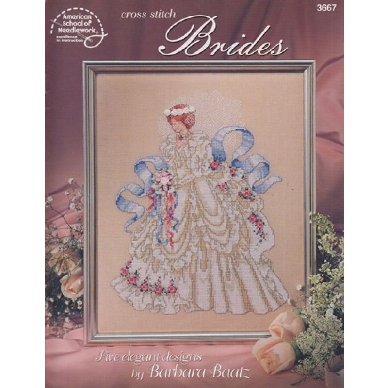 Kreuzstichvorlage Brides – 5 elegante Designs (68TW)