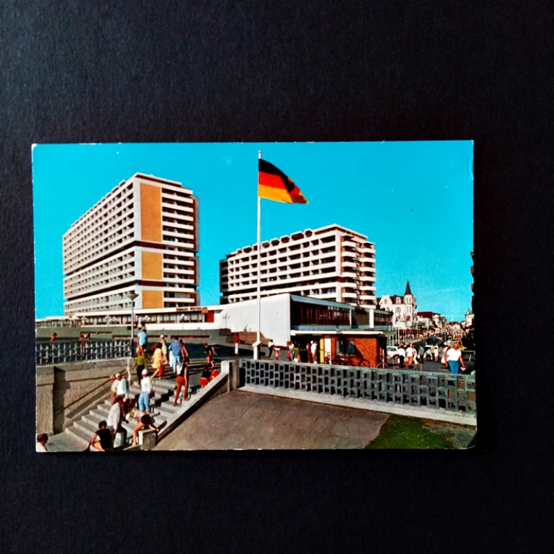 Ansichtskarte-Nordseeinsel-Sylt. Westerland-Kurzentrum.