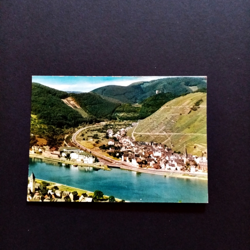 Ansichtskarte-Alf-Bullay -Kues a.d. Mosel-Blick auf Alf.