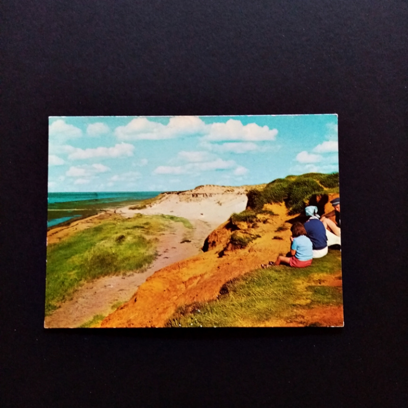 Ansichtskarte-Insel Sylt. Morsum Kliff.