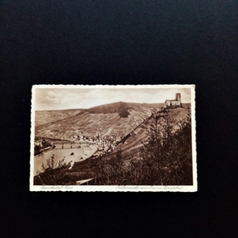Ansichtskarte-Bernkastel-Kues a.d. Mosel-Teilansicht.