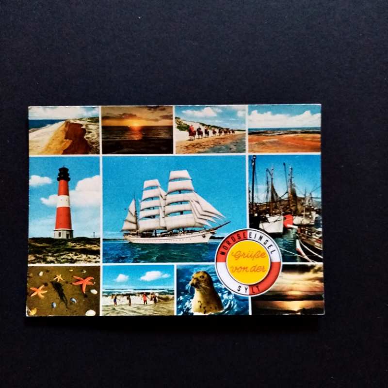 Ansichtskarte-Insel Sylt.