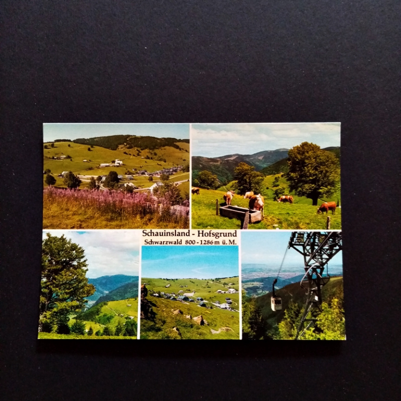 Ansichtskarte-Schauinsland-Hofsgrund im Schwarzwald.