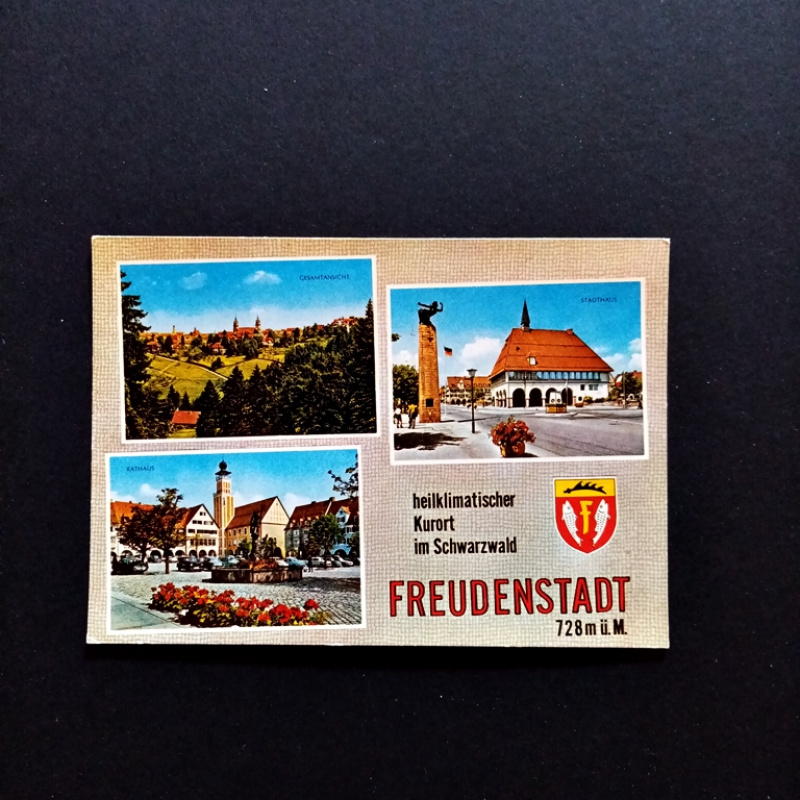 Ansichtskarte-Freudenstadt  im Schwarzwald.