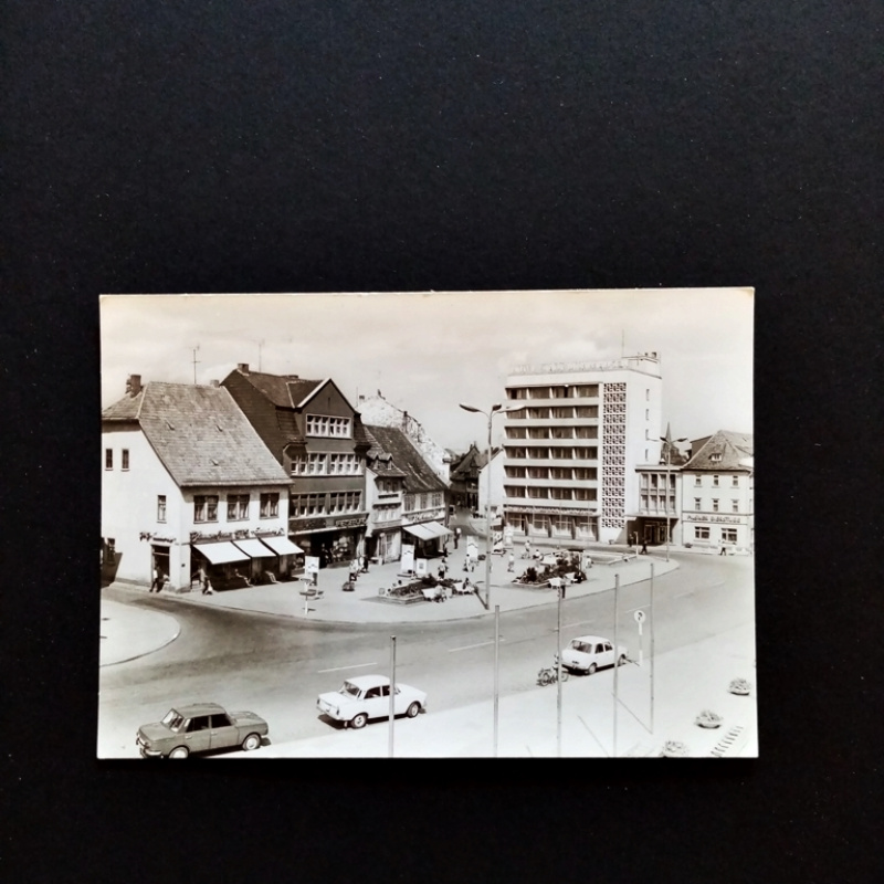 Ansichtskarte-Mühlhausen-Wilhelm-Piek-Platz.