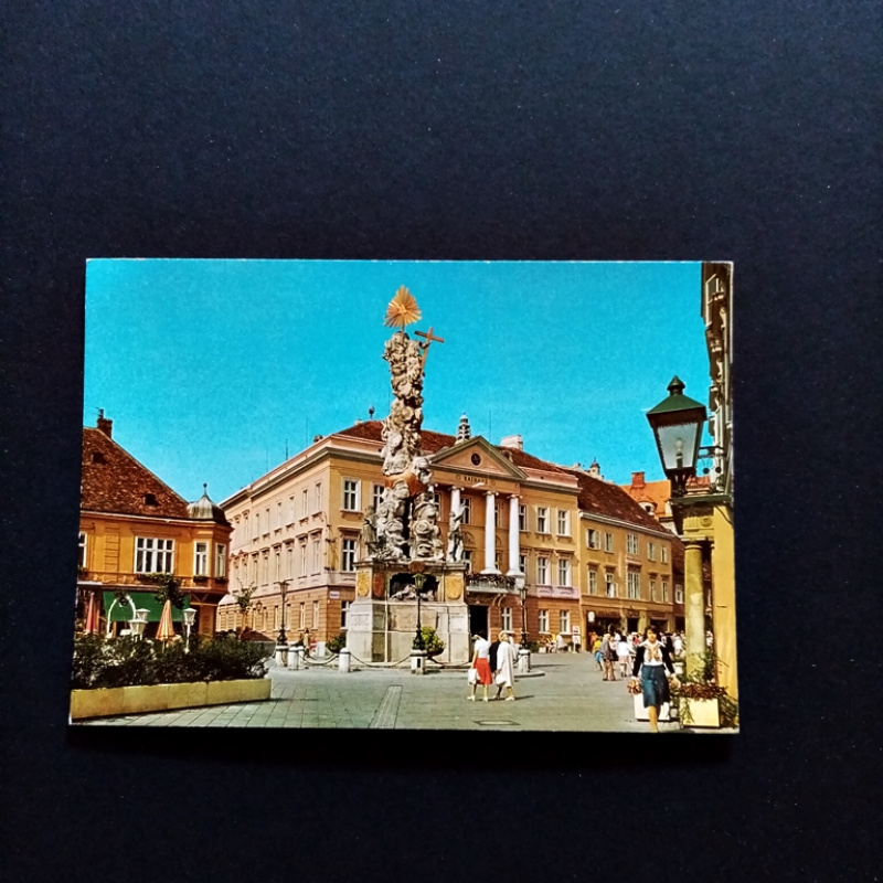 Ansichtskarte-Baden bei Wien. Hauptplatz.