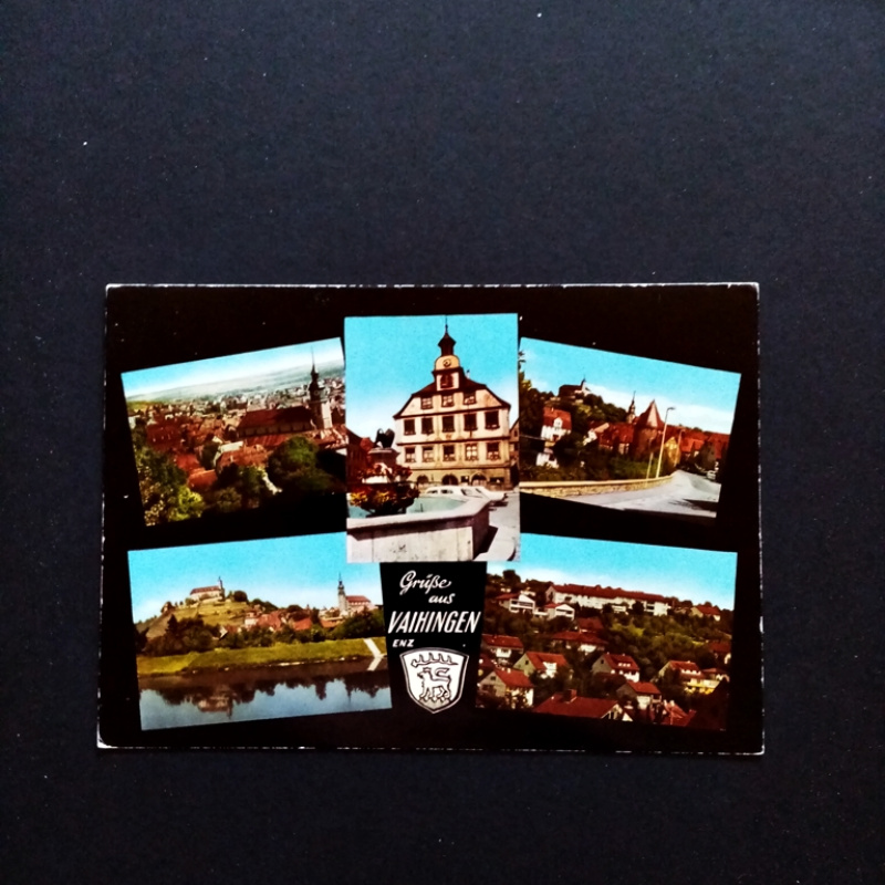 Ansichtskarte-Grüße aus Vaihingen Enz.