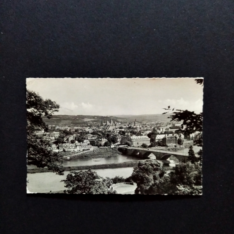 Ansichtskarte-Trier an der Mosel-Total.