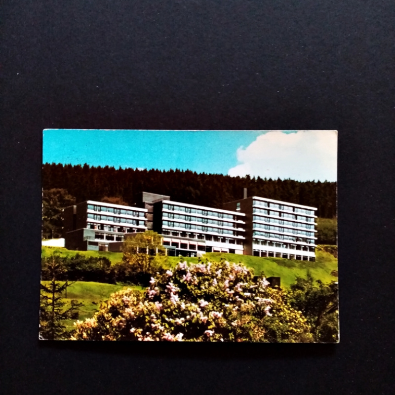 Ansichtskarte-Fredeburg-Kurklinik im Hochsauerland.