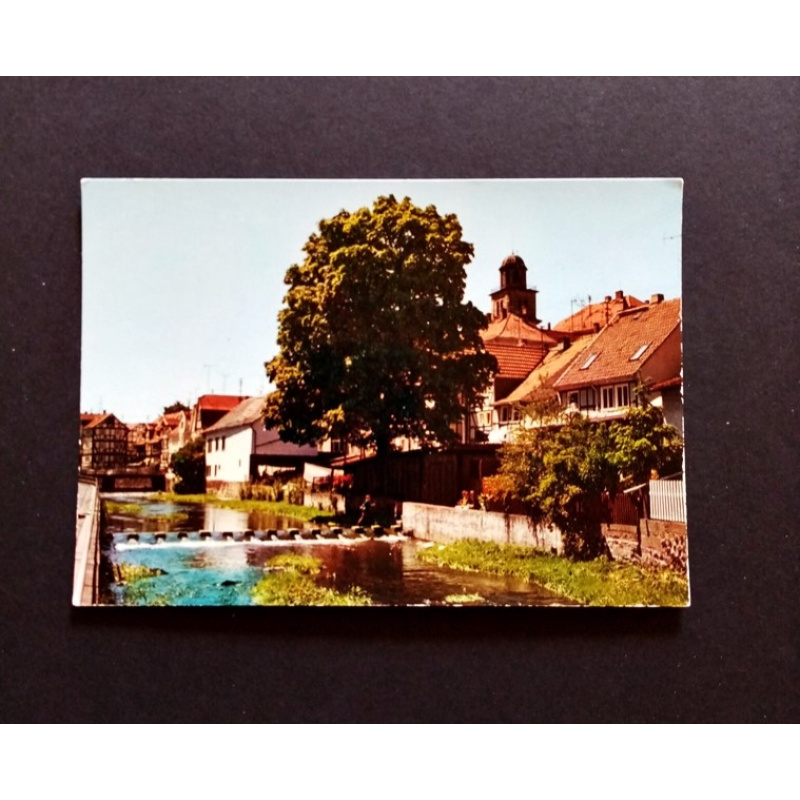 Ansichtskarte-Lauterbach-Oberhessen. Schrittsteine.