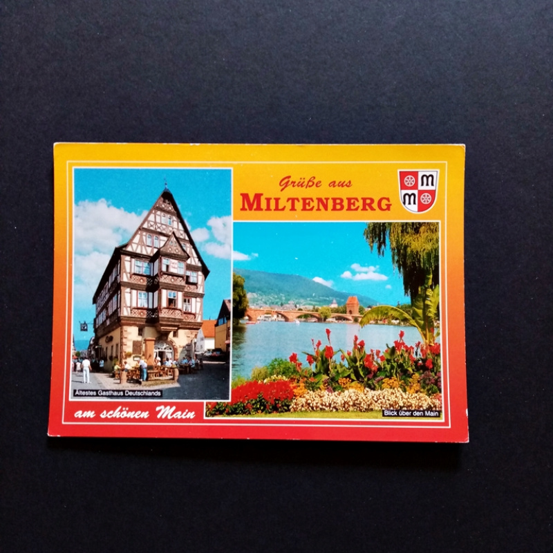 Ansichtskarte-Grüße aus Miltenberg am Main.