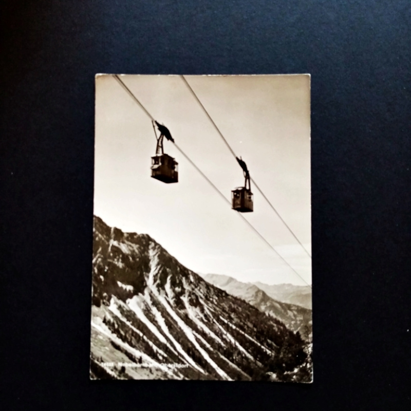 Ansichtskarte-Nebelhornbahn Oberstdorf.