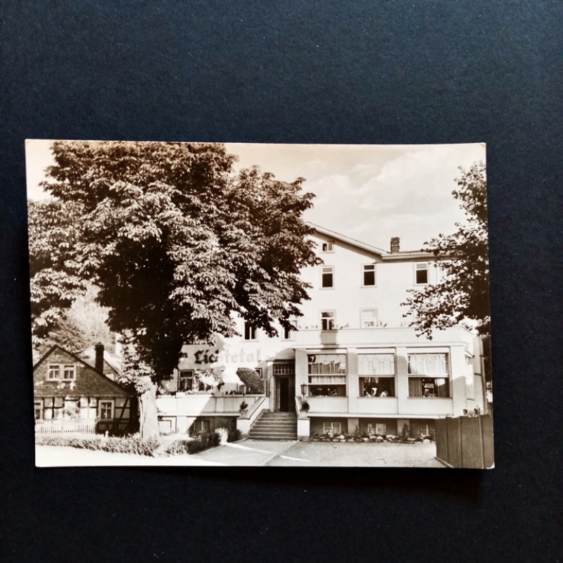 Ansichtskarte-Unterweißbach-Hotel Zum Lichtetal.