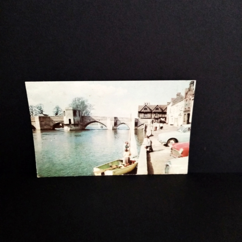 Ansichtskarte-  River Ouse and Bridge, St. Ives. RSC II