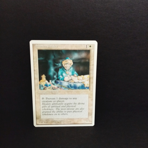Magic The Gathering-Sammelkarte-Samite healer.