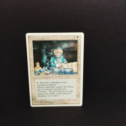 Magic The Gathering-Sammelkarte-Samite healer