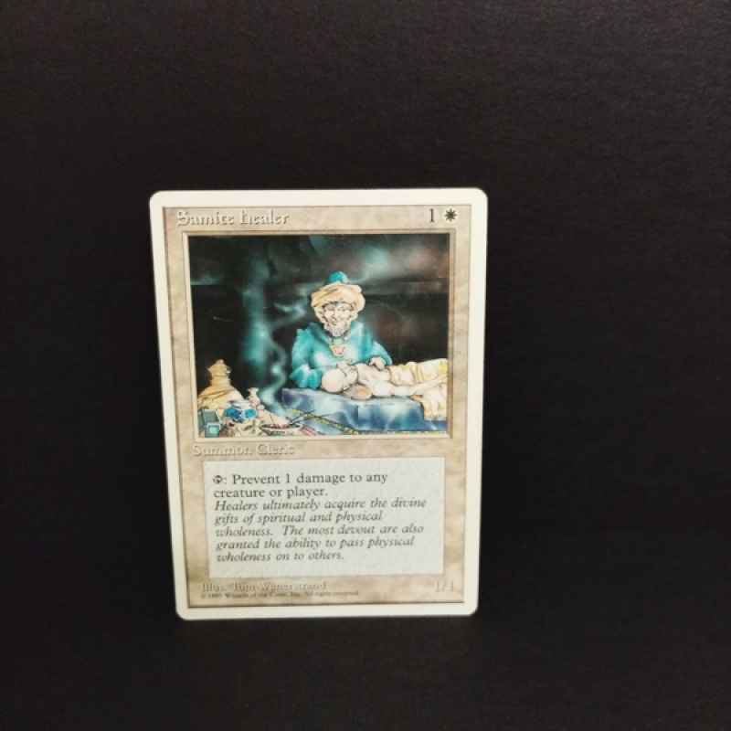 Magic The Gathering-Sammelkarte-Samite healer