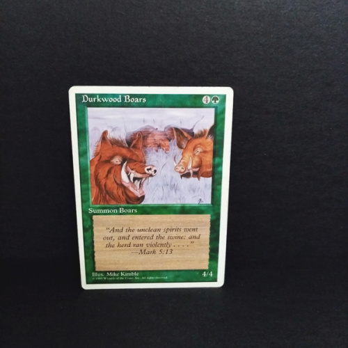 Magic The Gathering-Sammelkarte-Durkwood Boars